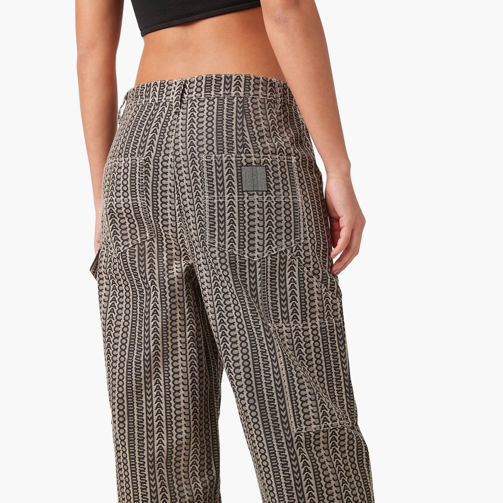 Marc Jacobs Wide Monogram Patterned Pants